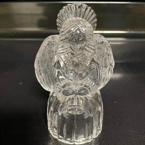 Mikasa Christmas Angel candle holder playing flute